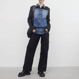 Riona Color Matching Denim Pants
