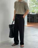 Summer Banding Semi-Wide Slacks