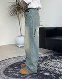 Diaren Patch Carpenter Denim Pants