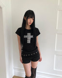 Kuon Metallic Short Sleeve T-shirt