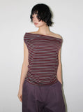 (2-way) STAR STUD DRAPE SLEEVELESS