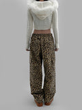 MAZEN LEOPARD CARGO PANTS