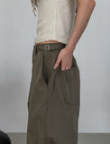 Leca Adjust Pintuck Balloon Nylon Pants