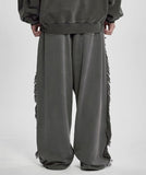 Lace Trimming Track Pants