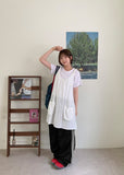 Viewde Summer Track Banding Wide Pants
