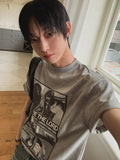 Freeze Overfit Printing Short Sleeve T-shirt