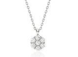 Essence Silver (W) Moissanite Eclat Necklace
