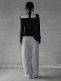 Batz cut-off off-shoulder top