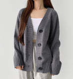 Soft Loose Avant Fit Sibori Long Sleeve Cardigan