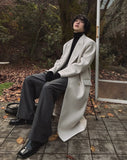Melfis double maxi wool coat