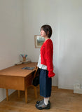 Rockella Summer Linen Round Cardigan
