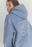 Cloud Cat Embroidered Hoodie