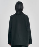 Wool Blended Batwing Jacket