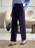 Kebeul Pintuck Wide Slacks