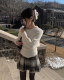 Kewpie Angora Knit Sleeveless Bolero Set