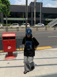Combi Washing Wide Denim Pants
