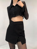 Seethrough cuffs bl set