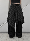 Sherbell Pocket Wrap Layered Skirt