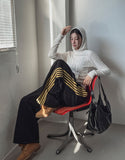 Shane Ribbed Studded Hoodie