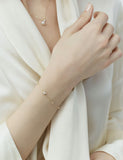Nova 10K(Y) Pave Petite Station Bracelet