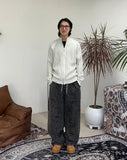 Rotor Stitch Balloon Denim Pants