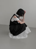Romeli Frill Cotton Long One Piece