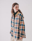 Mocha Balloon Check Shirt