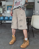 Aerin Damage Carpenter Bermuda Pants