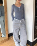 Elba Lace Two-Way Banding Pants
