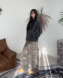 Feren Camo Curved Pants