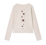 VINTAGE STAR LINE Henley Neck Long Sleeve T-Shirt