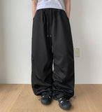 [unisex] Noyuka banding rivet carpender parachute jogger pants