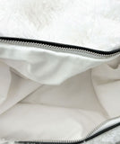 Bshawl Belt Strap Fur Shoulder Bag