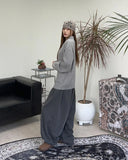 Eldin Hairy Knit Zip-Up