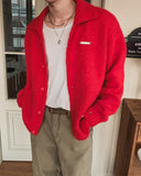 Martic Wool Collar Warmer Knit Cardigan