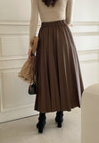 Geullise Pleated Banding Skirt