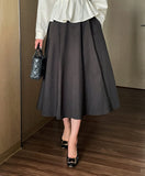 Julian Pintuck Pleats Long Skirt