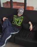 Film Lettering Oversized Short Sleeve T-shirt