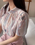 Repel Shirring Pattern Blouse