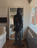 Overspray cropped hooded zip-up