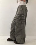Poron Cargo Wide Pants
