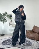 Akid Big Pocket Balloon Denim Pants