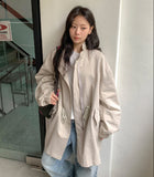 Cotillo Cotton String Over Bomber Jacket
