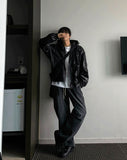 Color coated hooded jacket