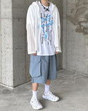 Pastel cargo shorts
