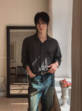 Believer Linen Check Long Sleeve Shirt