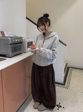 [Brushed] Joan 29 Patch Embroidered Pintuck Balloon Wide Pants