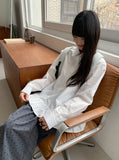 Dilmecca Frill Long Sleeve Shirt Blouse