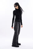 Lily half turtle-neck slim long sleeve