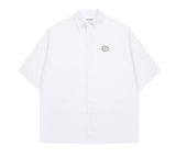 Cloud Smile Embroidery Overfit Short Sleeve Shirt